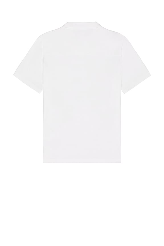 view 2 of 4 Interlock Polo in White