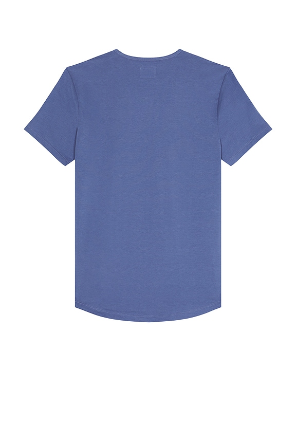 view 2 of 4 AO Curve Hem Tee in Dusk