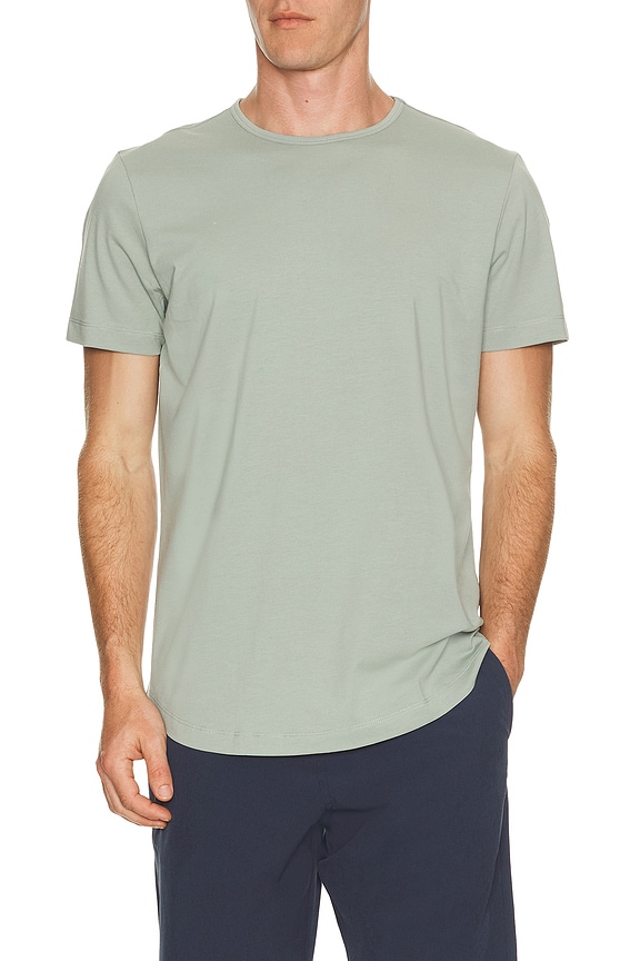 view 1 of 4 CURVE HEM 티셔츠 in Slate Grey