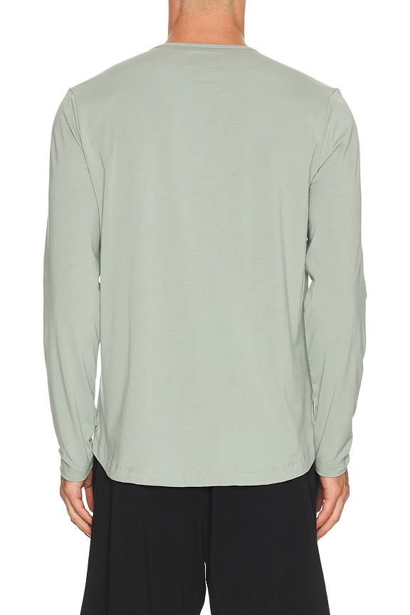 view 2 of 4 TUNISIEN À MANCHES LONGUES CURVE HEM in Slate Grey