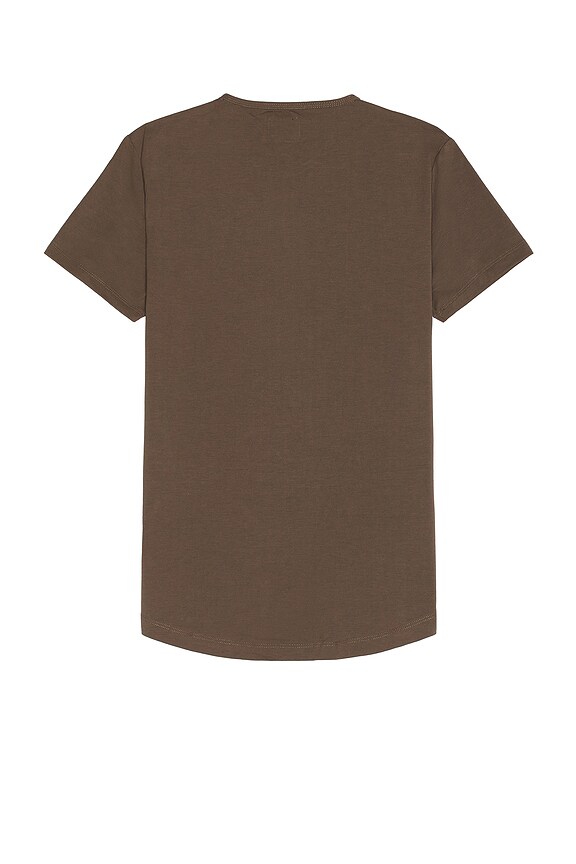 view 2 of 3 Ao Curve Hem Tee in Shadow