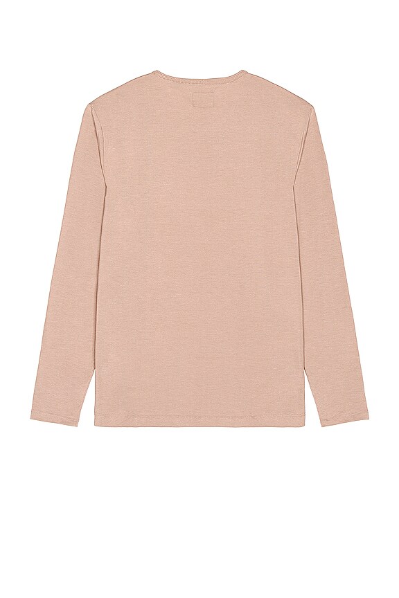 view 2 of 3 Long Sleeve Crew Curve-Hem in Winter Solstice