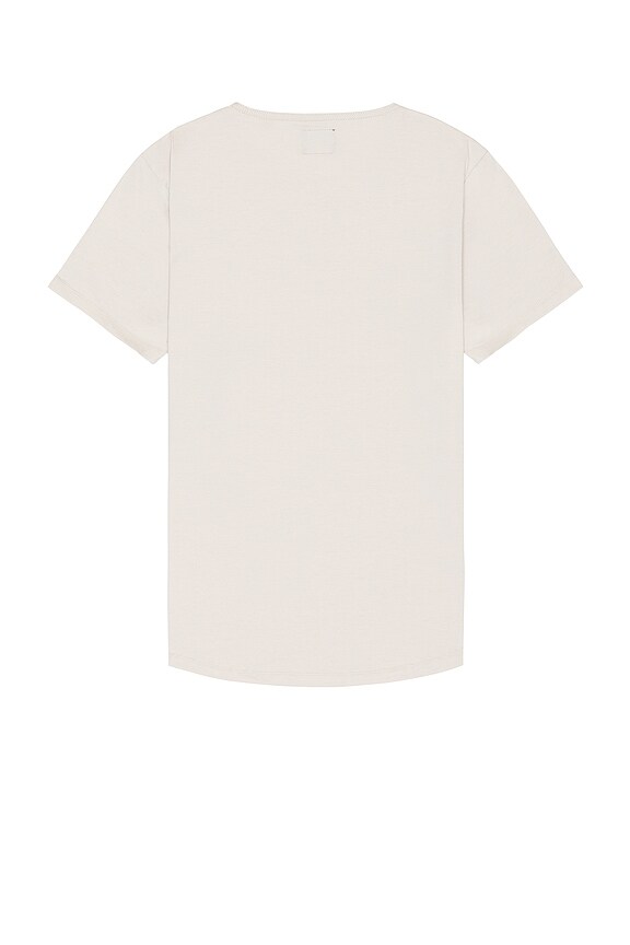 view 2 of 3 AO Curve Hem Tee in Sand Dune