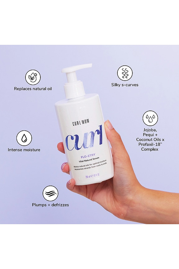 view 2 of 5 Flo-etry Vital Natural Curly Hair Serum in 