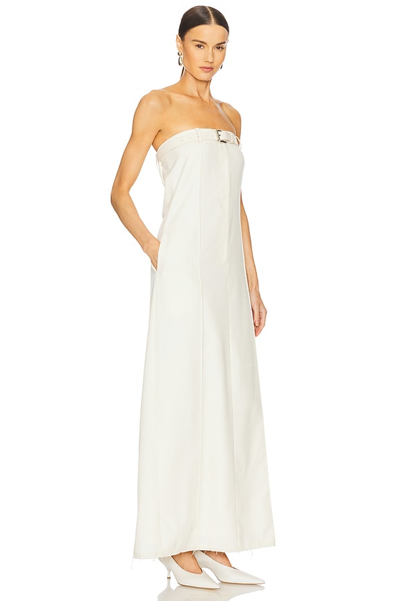 view 2 of 3 Eamon Trouser Dress in Ivory