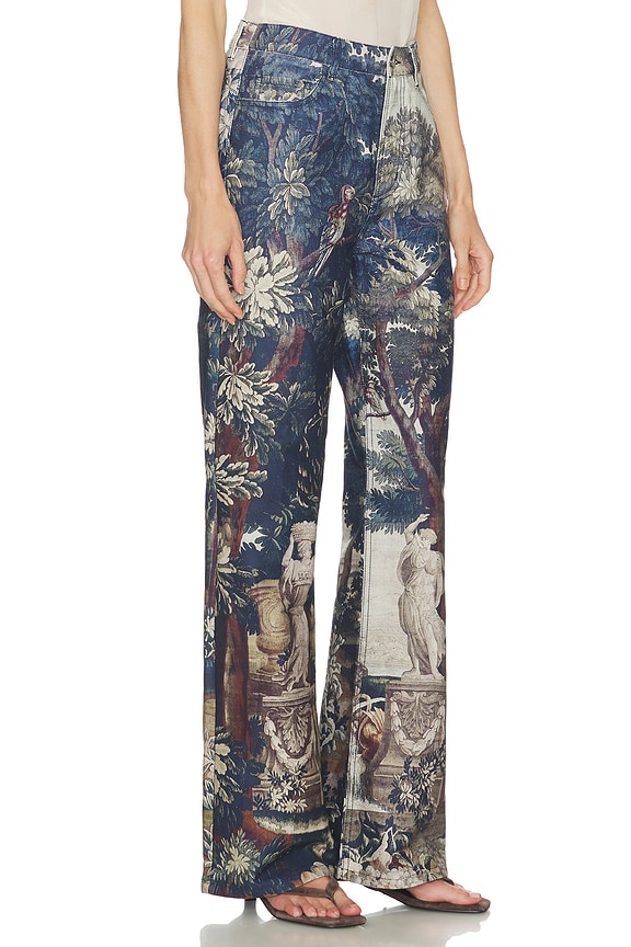 view 2 of 6 Tapestry Print Jeans in Tapestry Print