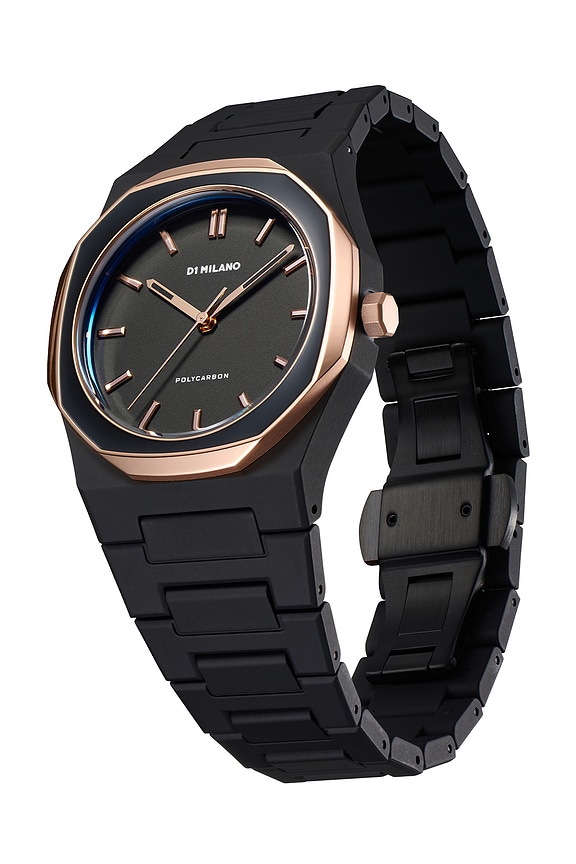 view 2 of 4 Polycarbon 37mm Watch in Gold Mesh