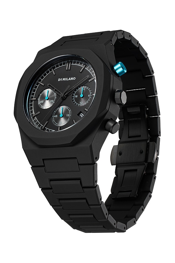 view 2 of 4 Polychrono 40.5mm Watch in Charcoal Black