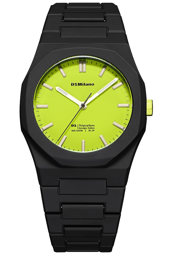 view 1 of 5 Polycarbon 40.5mm Watch in Black & Yellow