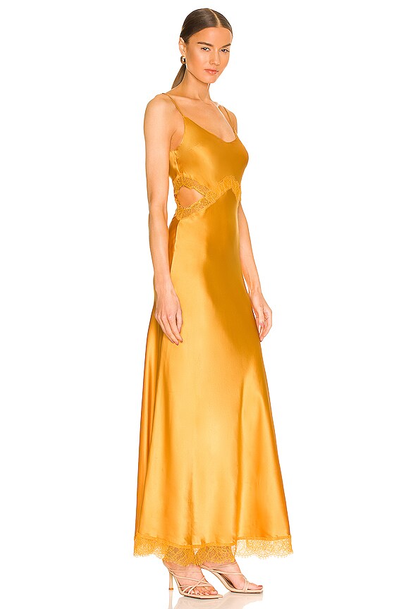 view 2 of 3 ROBE CARACO LACE CUT OUT in Mango