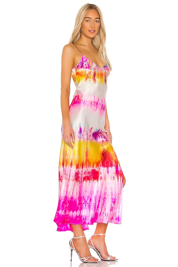 view 2 of 4 ПЛАТЬЕ-КОМБИНАЦИЯ STRAWBERRY FIELDS in Dipped Tie Dye