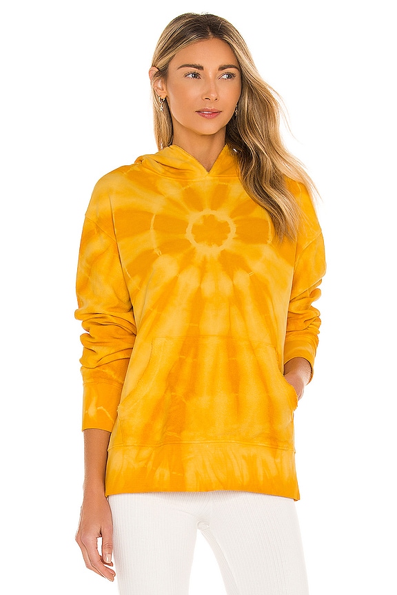 view 1 of 4 Tie Dye Hoodie in Marigold
