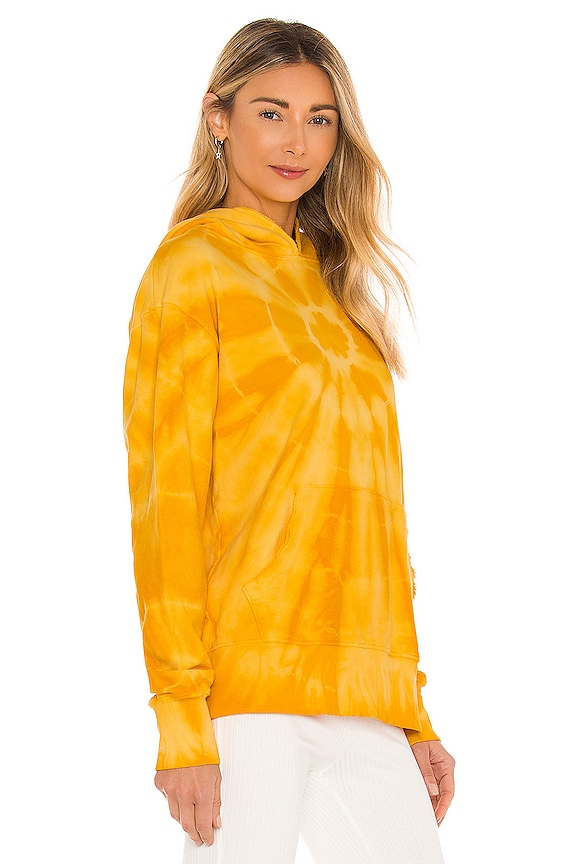 view 2 of 4 Tie Dye Hoodie in Marigold