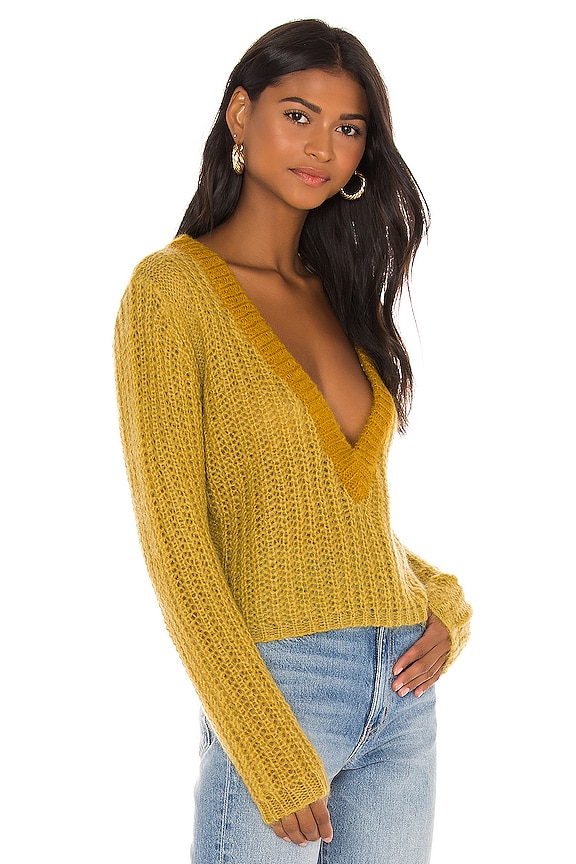 view 2 of 4 Mohair Topper in Ochre