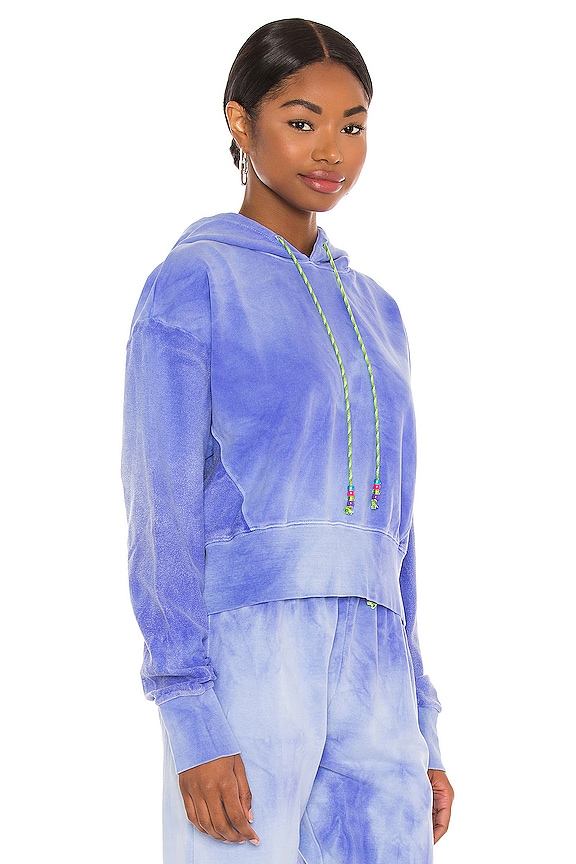 view 2 of 4 Cropped Hoodie in Blue