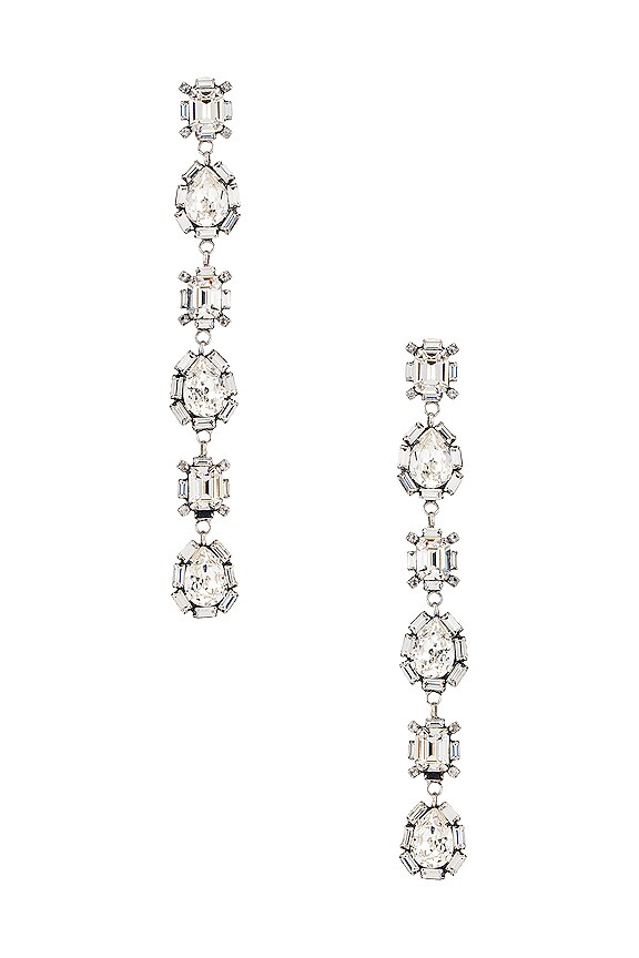 view 2 of 3 PENDIENTES LARGOS JODES in Silver