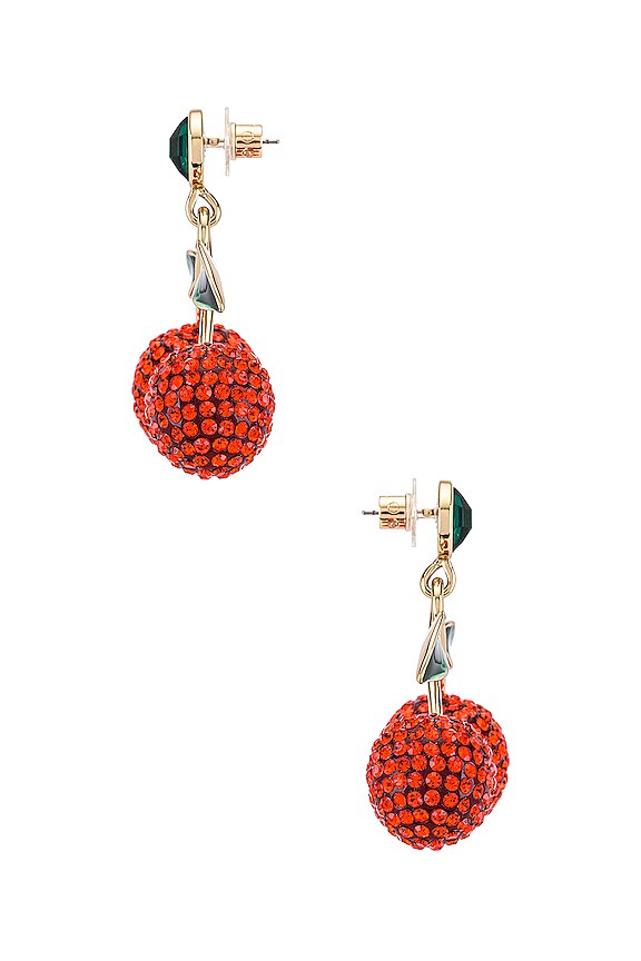 view 2 of 3 BOUCLES D'OREILLES CHERI in Red
