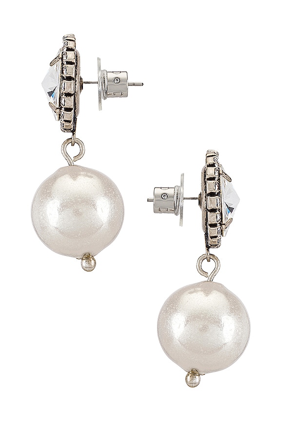 view 2 of 2 Leo Earrings in Silver