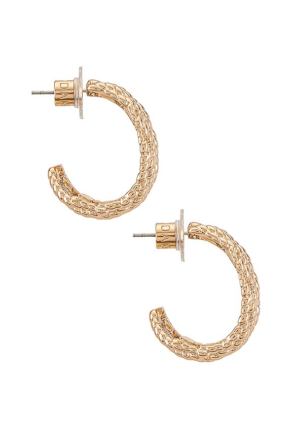view 2 of 2 Tristan Earring in Gold in Crystal