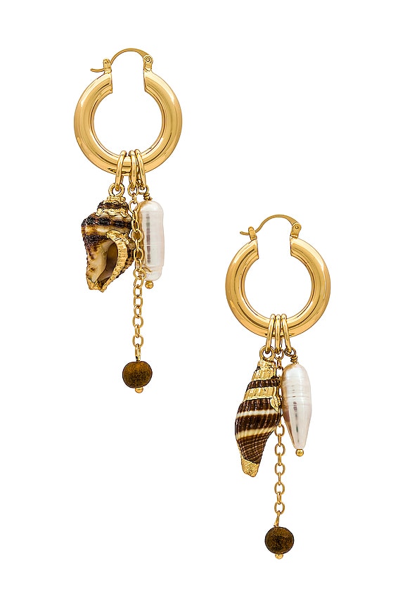 view 2 of 3 Azura Earrings in Gold