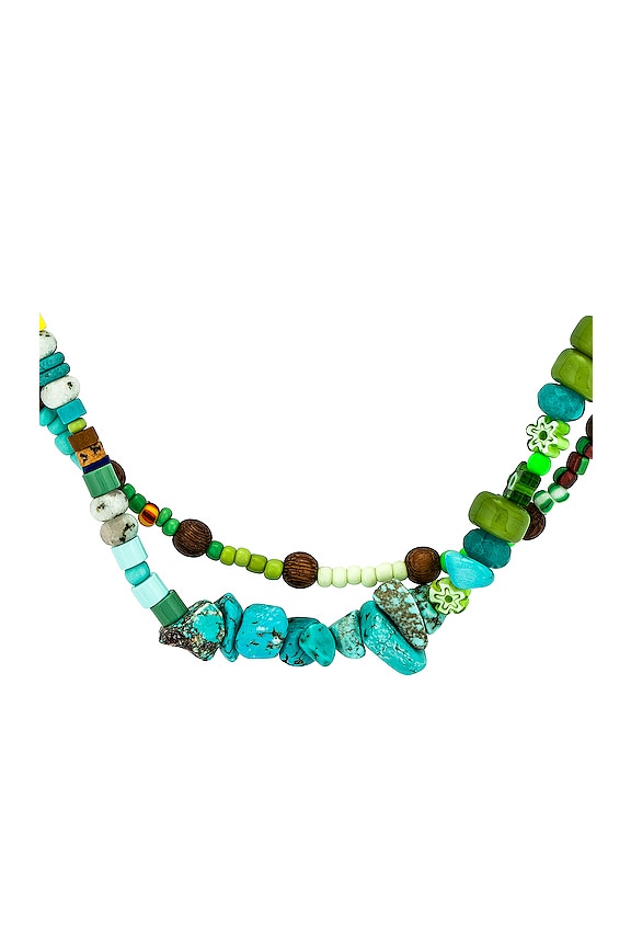 view 2 of 2 COLLAR AZURE in Green