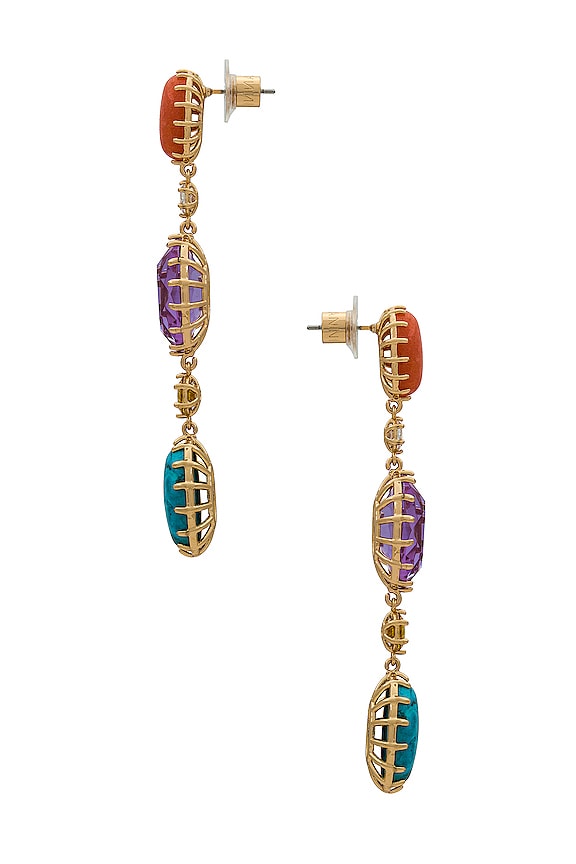 view 2 of 2 BOUCLES D'OREILLES ROSIE in Multi