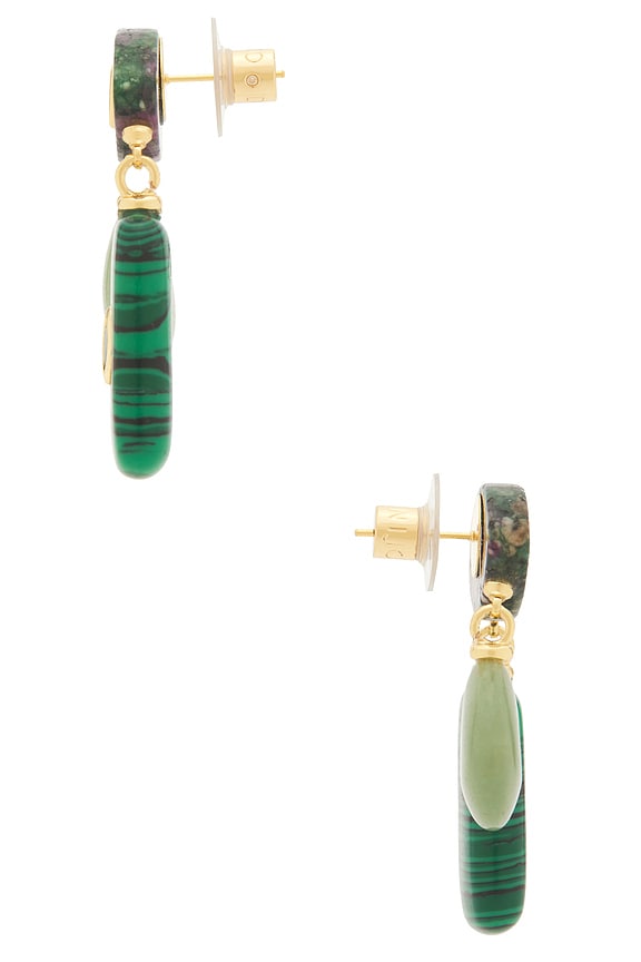 view 2 of 2 Kya Earrings in Green