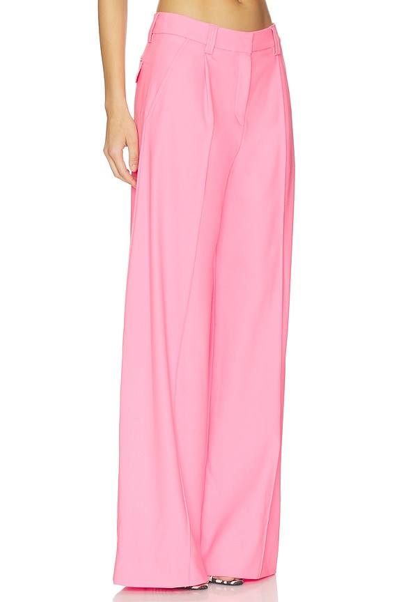 view 2 of 6 Wide Leg Tailored Trouser in Pink