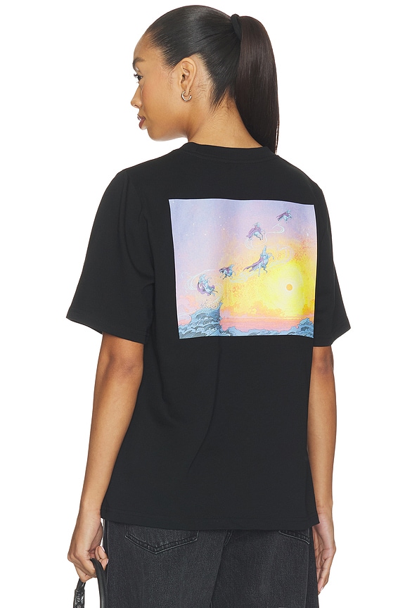 view 1 of 4 CAMISETA SUPERGIRL PRINT SHORT SLEEVE in Black
