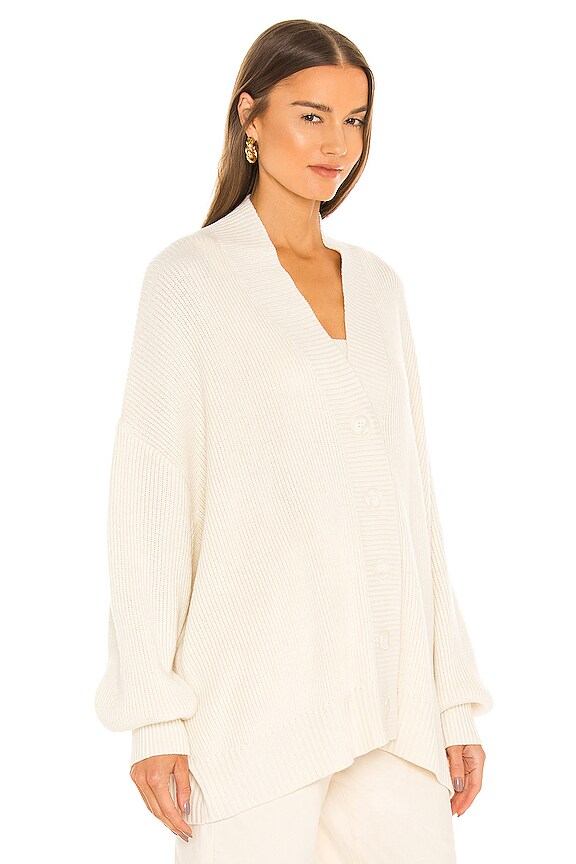 view 2 of 4 Oversized Sweater Cardigan in Ivory