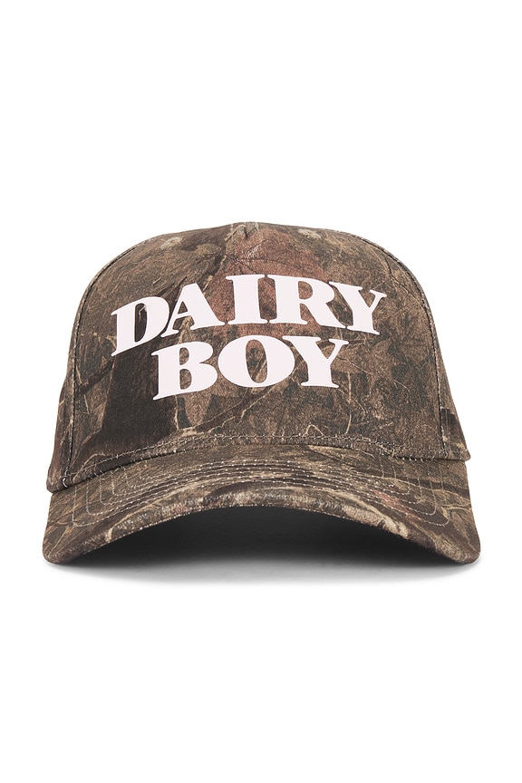 view 2 of 3 River Camo Trucker Hat in Pink