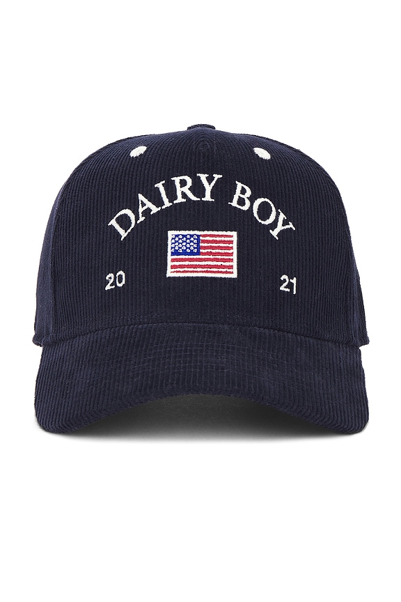 view 1 of 3 American Corduroy Trucker Hat in Navy