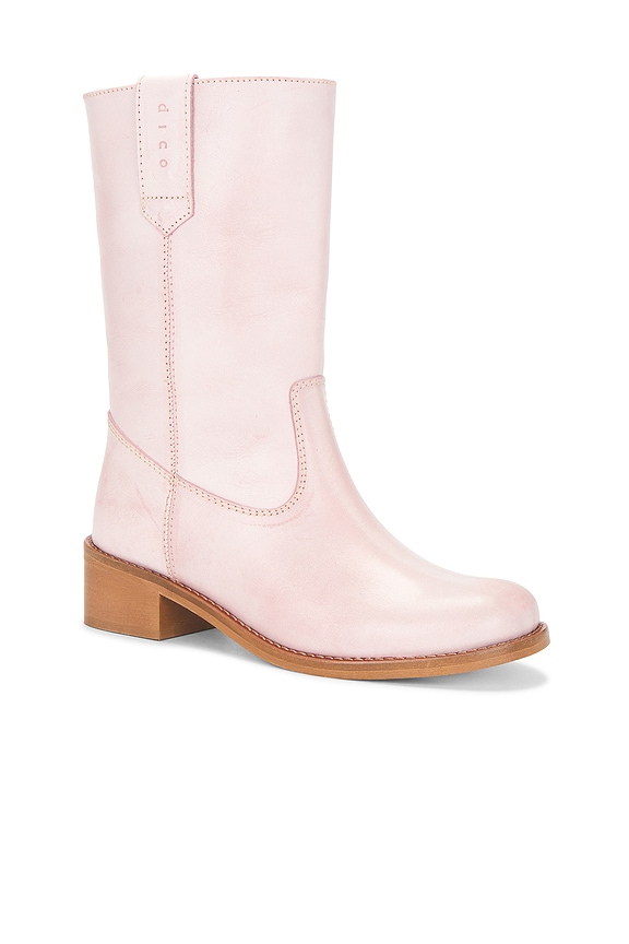 view 2 of 5 Julia Gaucho Boot in Pink Escovado