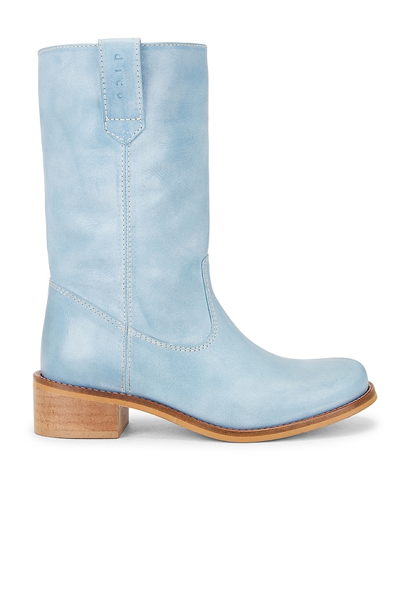 view 1 of 5 Julia Gaucho Boot in Light Blue