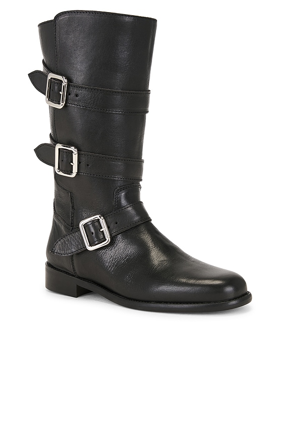 view 2 of 5 Mia Triple Buckle Boot in Black