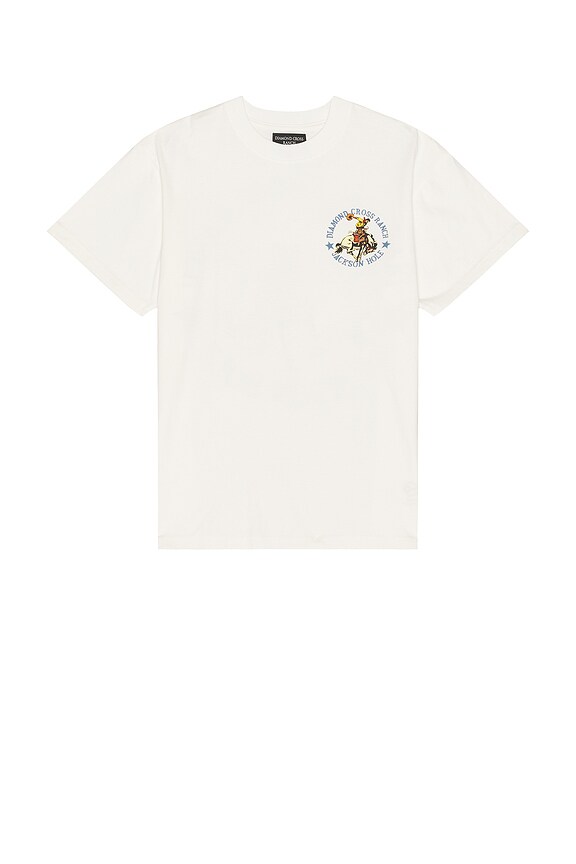 view 2 of 4 Vintage Cowboy Tee in White