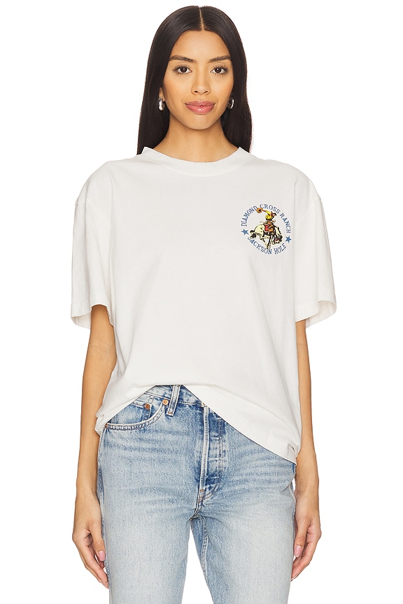 view 2 of 4 Vintage Cowboy Tee in White