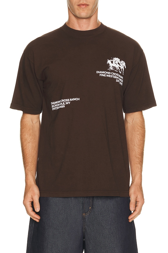 view 2 of 4 Shop Tee in Brown