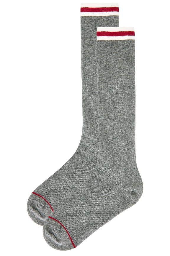 view 2 of 2 HIGH KNEE 양말 in Grey