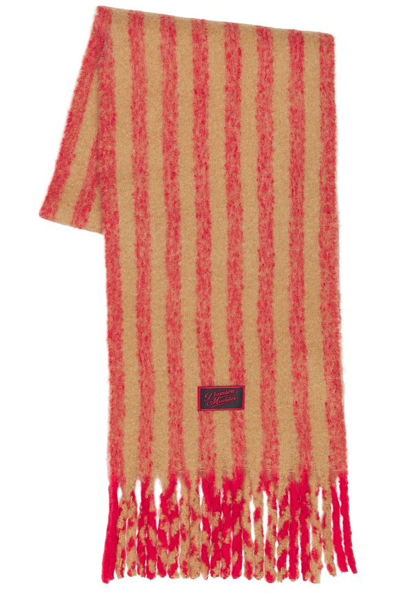 view 2 of 3 BRUSHED OVERSIZED スカーフ in Red