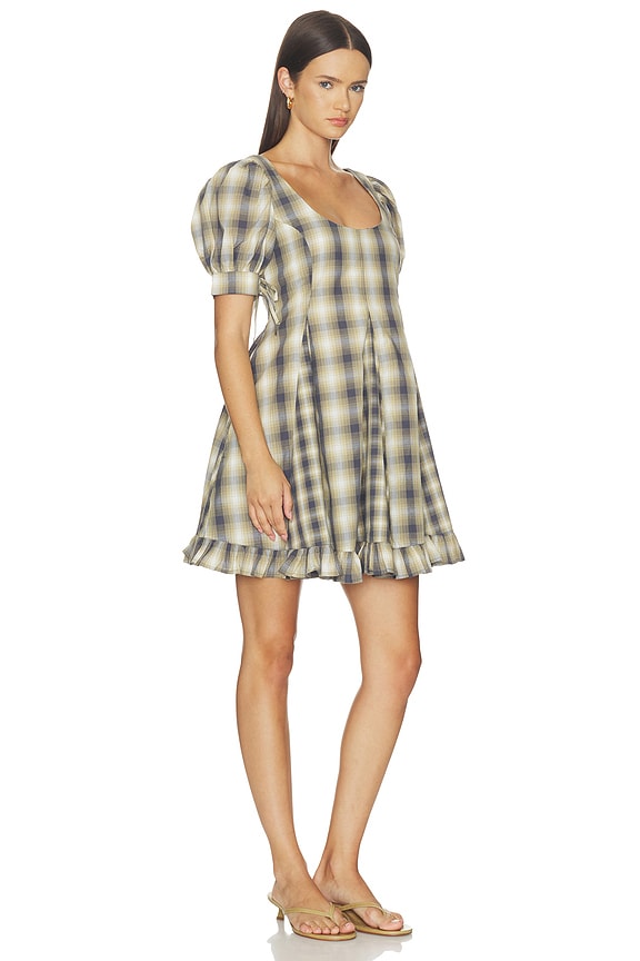 view 2 of 4 VESTIDO SABINA MINI GODET  in Cardamom Mix	Check