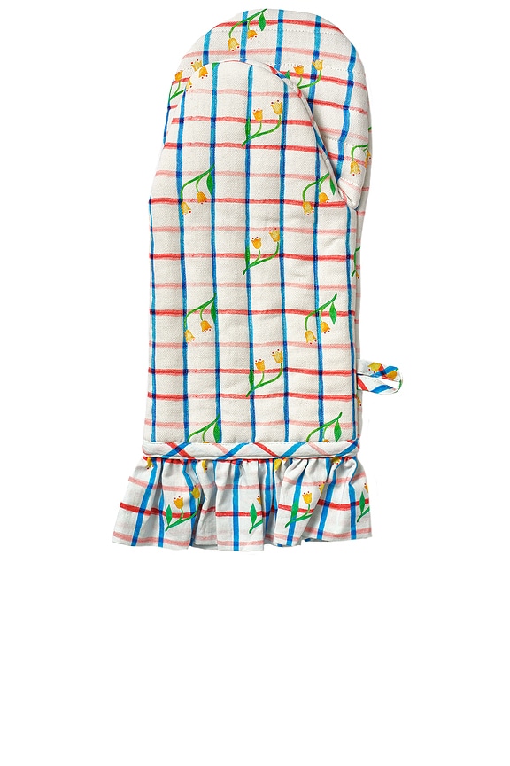 view 2 of 2 Single Oven Mit in Tulip Check