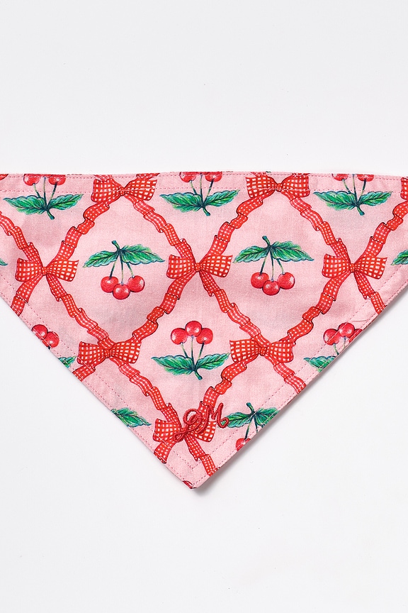 view 2 of 2 Pet Neckerchief in Cherry