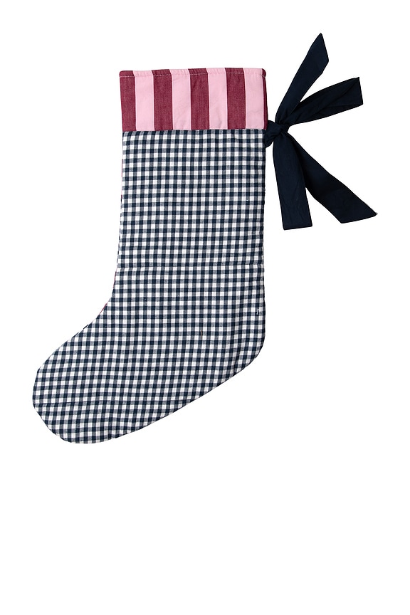 view 2 of 2 MEDIAS XMAS STOCKING in Blue Patchwork