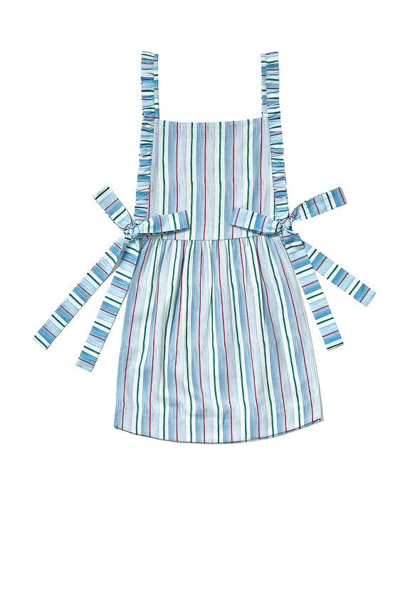 view 2 of 3 DELANTAL MANDY APRON in Blue Stripe