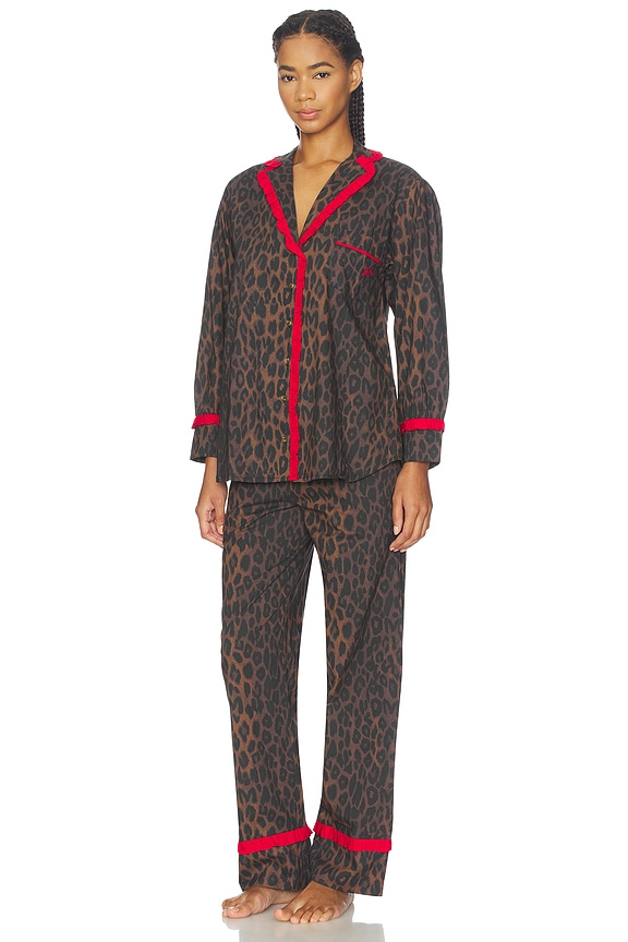 view 2 of 5 Antonia Pajama Set in Leopard