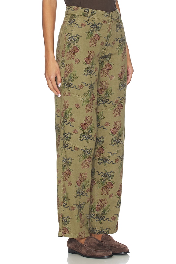view 2 of 6 Drew Wide Leg in Khaki