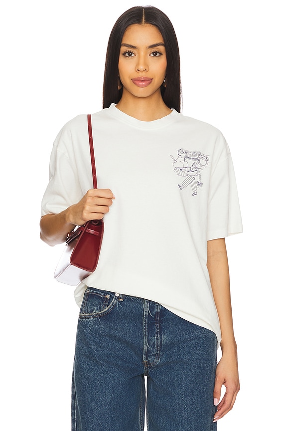 view 2 of 5 Gelati Girl Boyfriend Tee in White