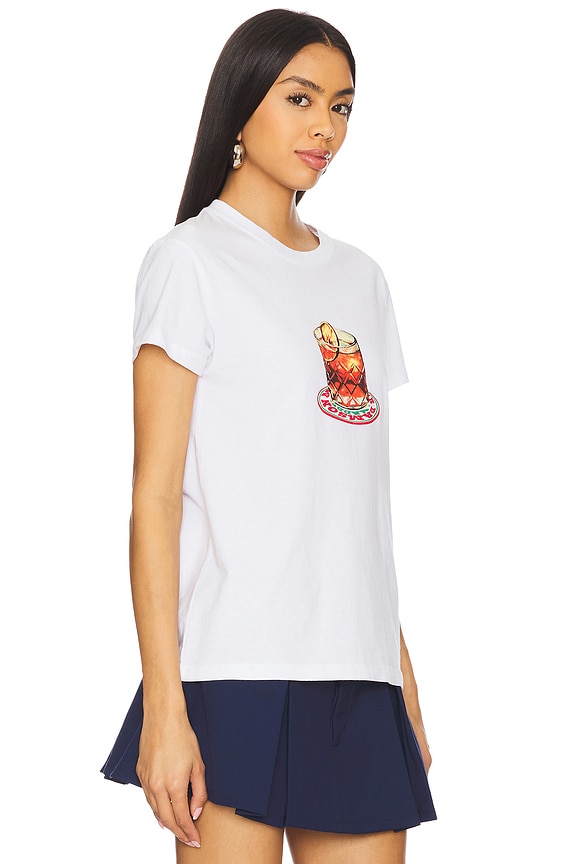 view 2 of 4 T-SHIRT NEGRONI in White