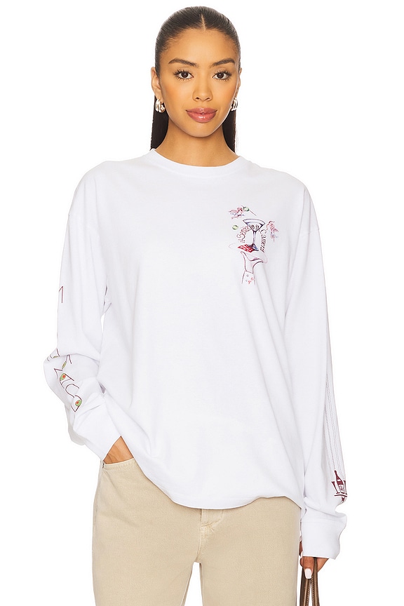 view 2 of 6 Olive Hotel Tee in White